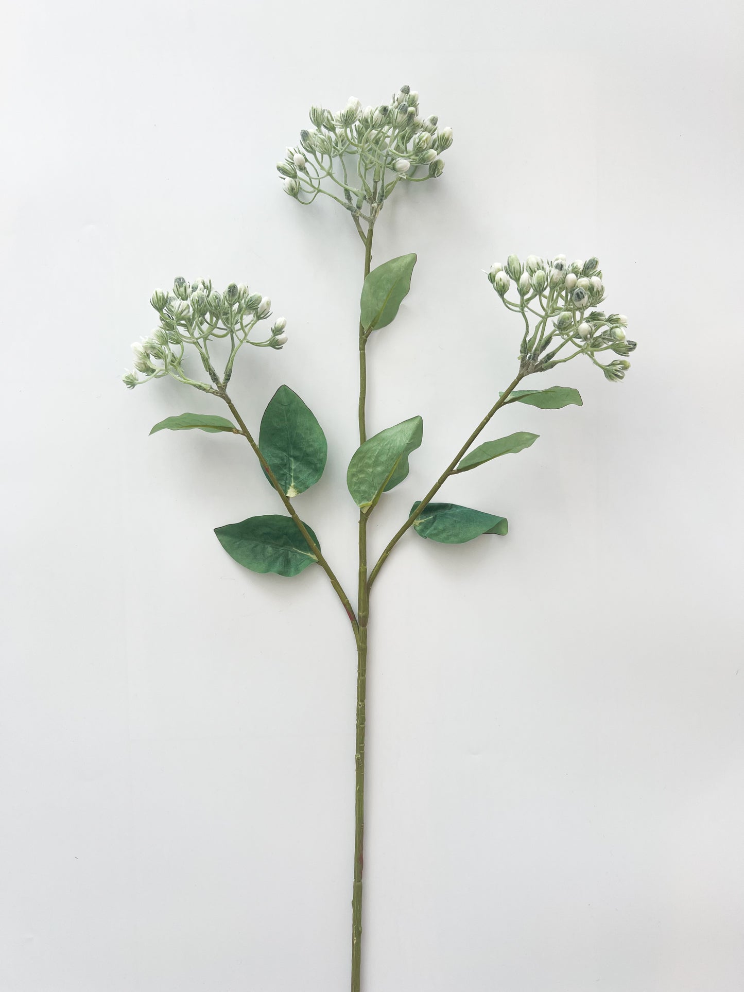 Hypericum Berry Stem in White- 31"