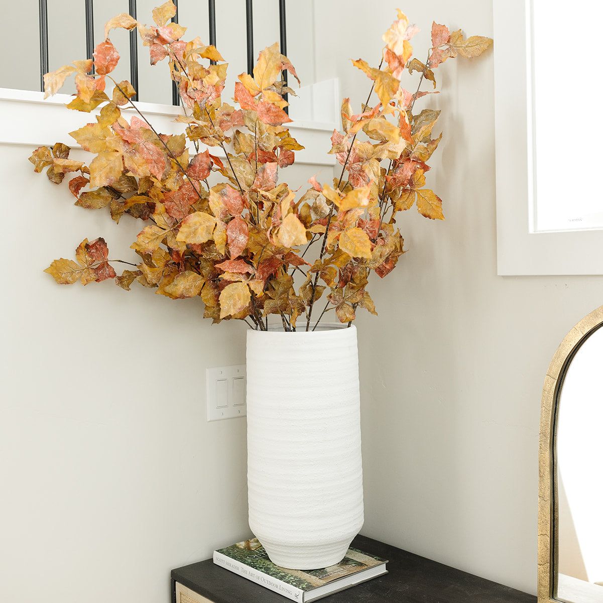 Maple Leaf Spray in Mixed Autumn - 49"