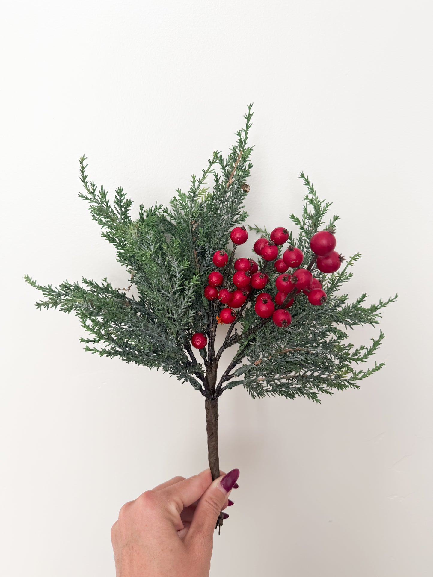 Red Berry Cedar Pick - 14"