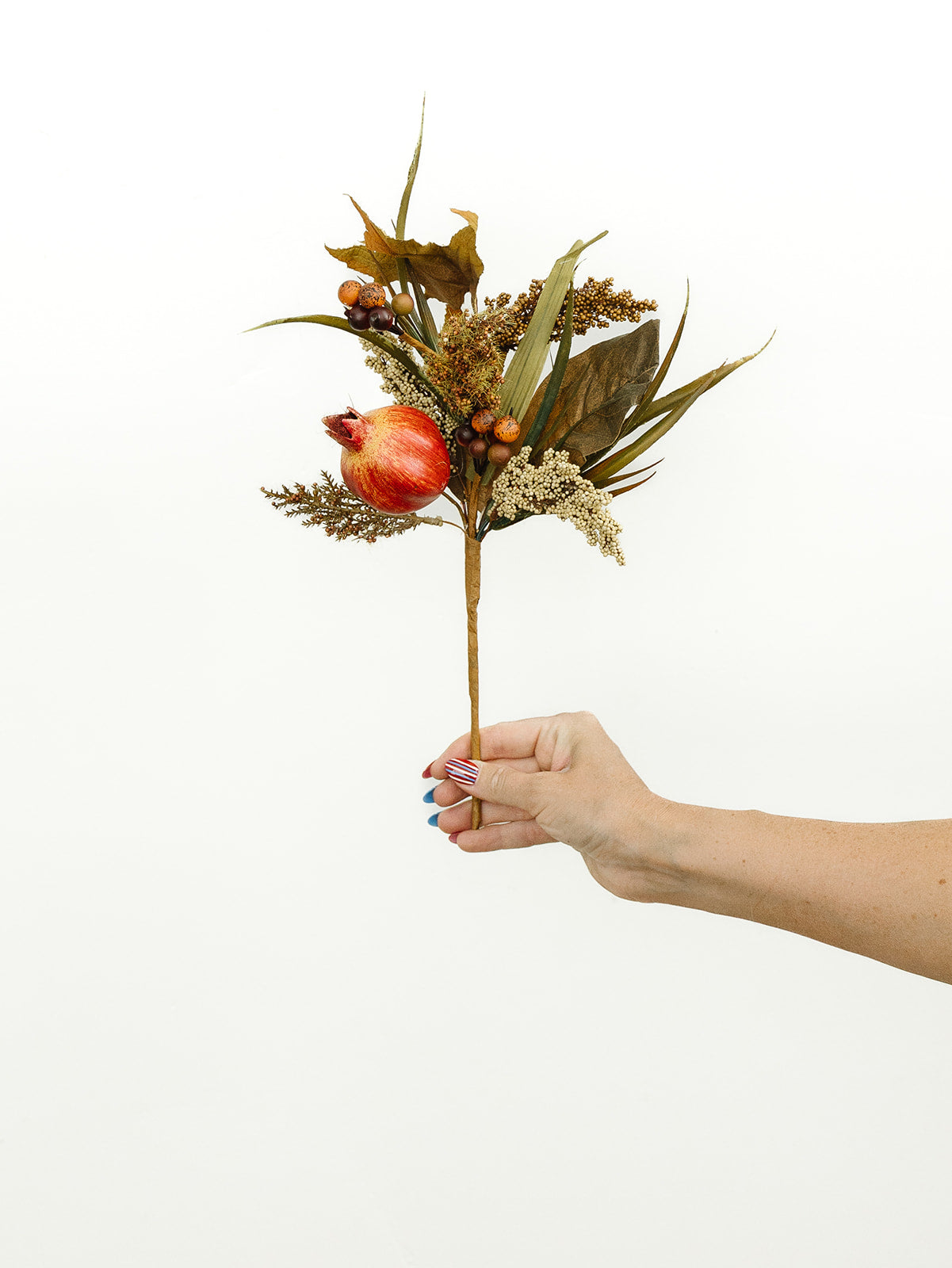 Pomegranate and Astilbe Spray - 16"