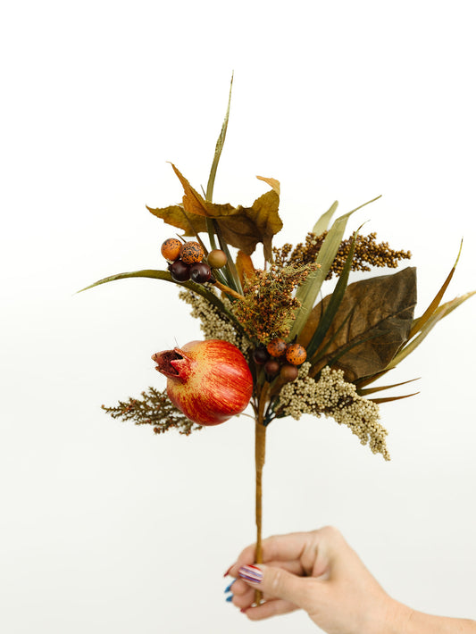 Pomegranate and Astilbe Spray - 16"