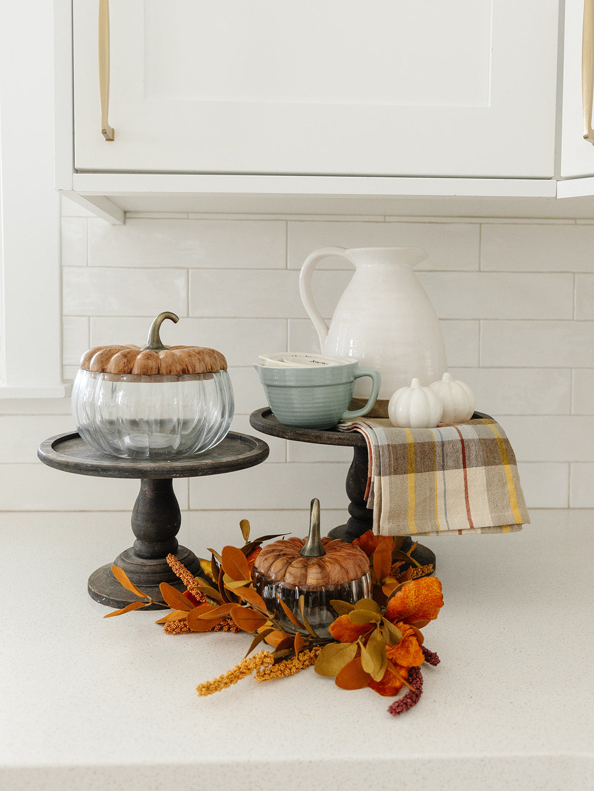 12” Fall Candle Wreath