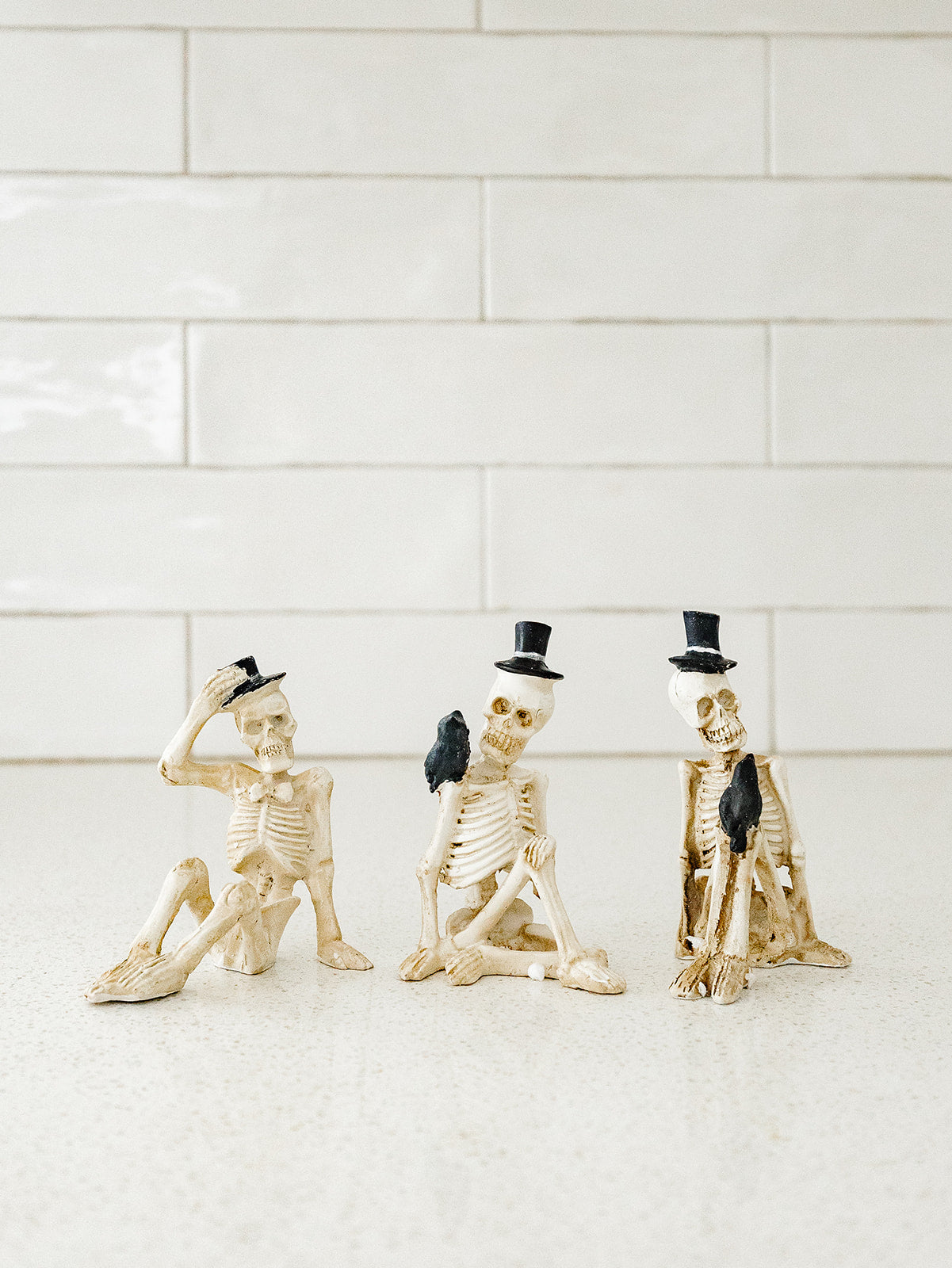 Three Hat Design Skeleton - 3 Styles