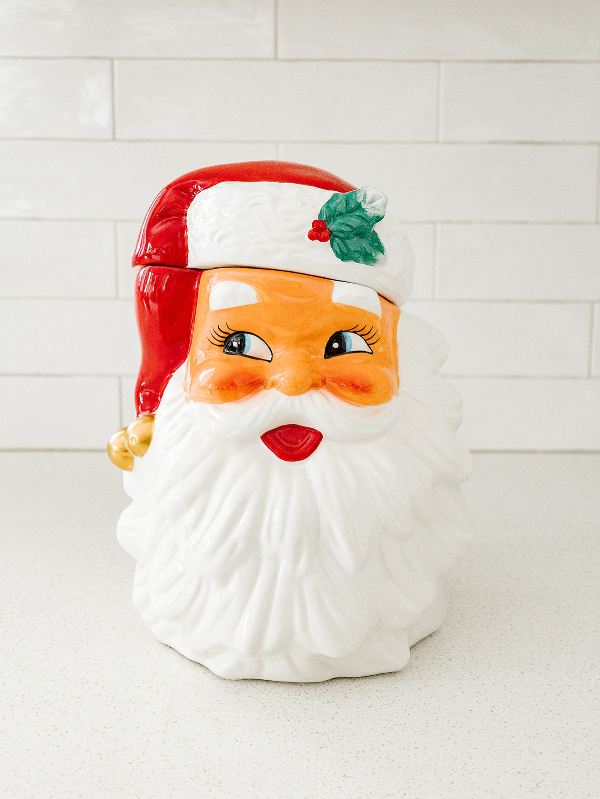Retro Santa Cookie Jar