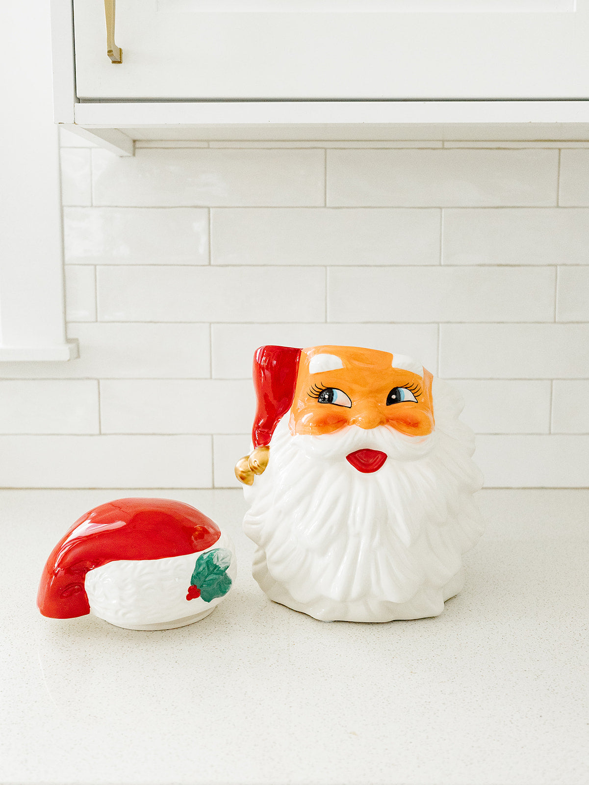 Retro Santa Cookie Jar