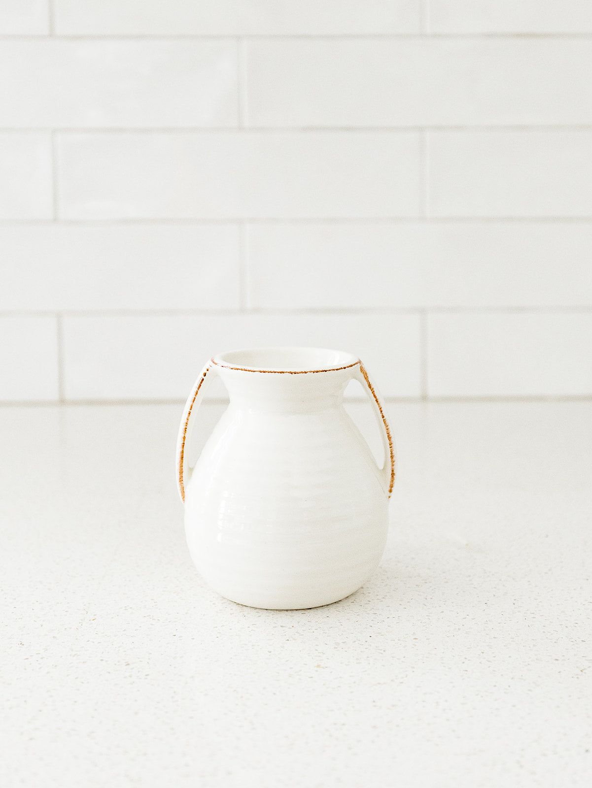 White Harvest Vase - 2 Sizes