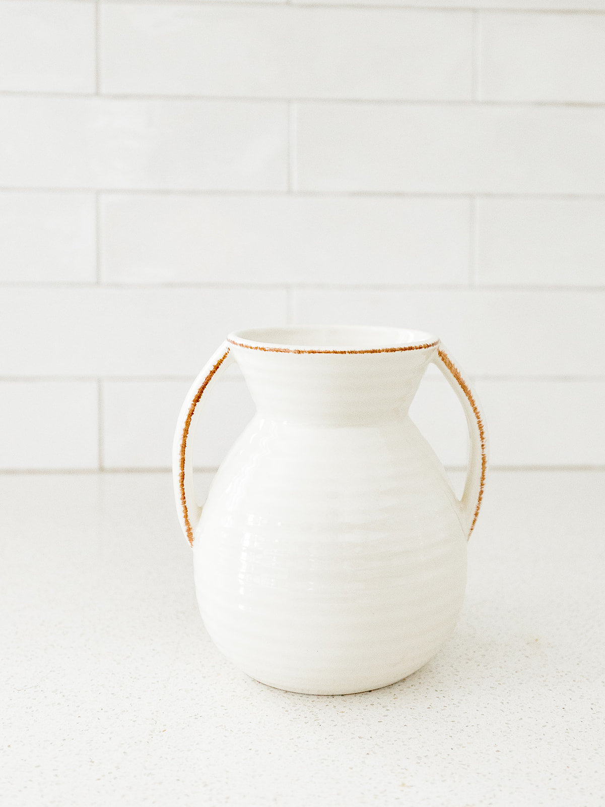 White Harvest Vase - 2 Sizes