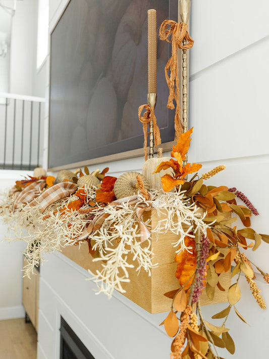 Rust & Brown Fall Leaf Garland