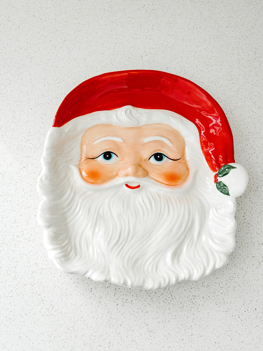Vintage Santa Platter