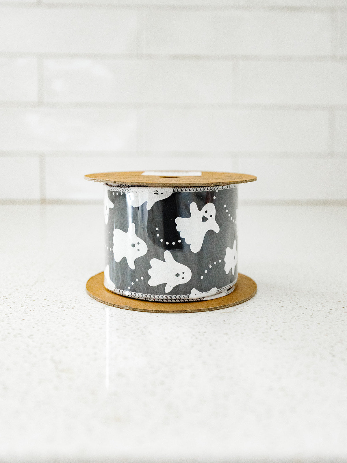 Ghosts Wired Ribbon - 2.5"