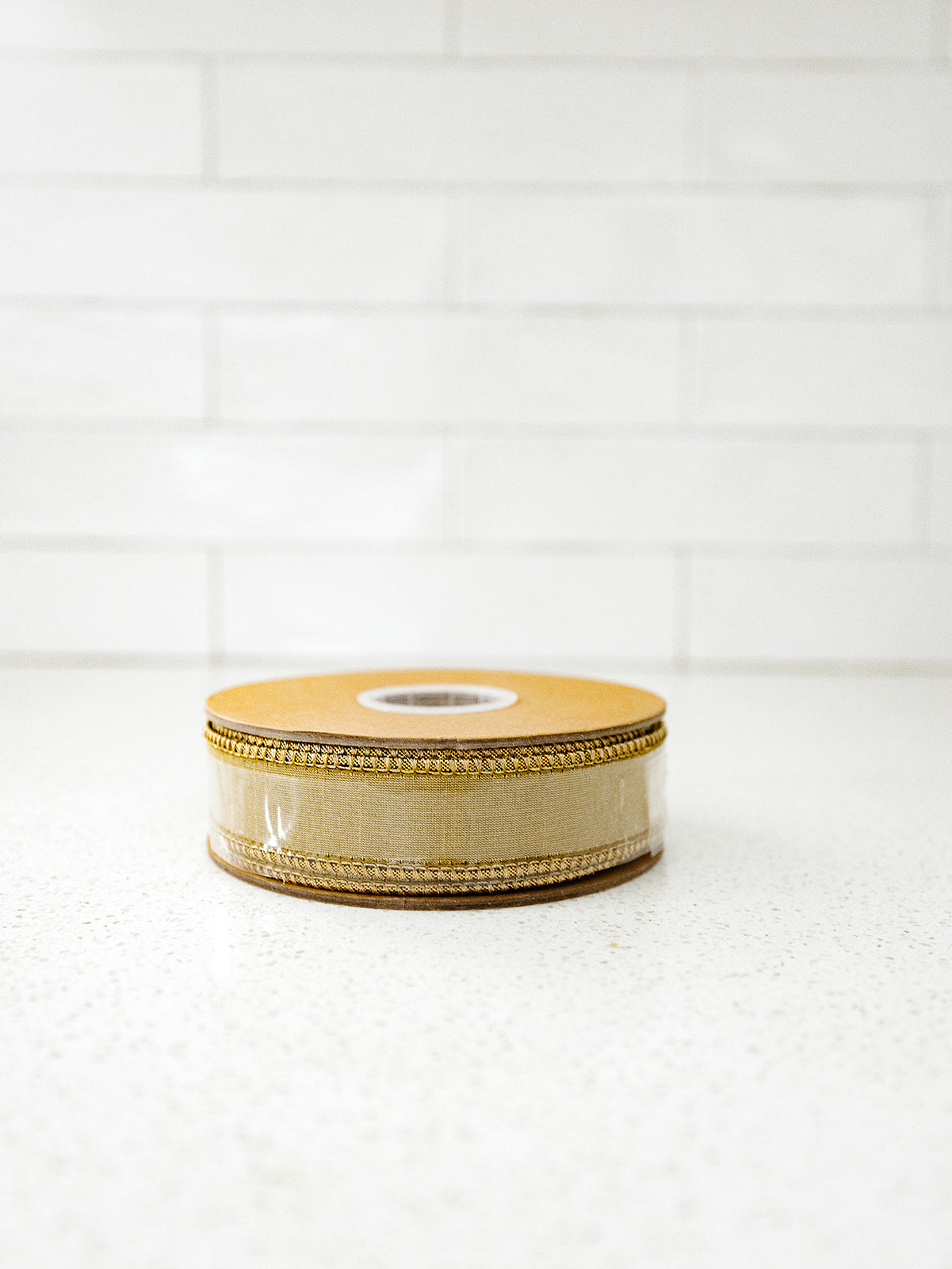 Wired Gold with Metallic Edging - 1"