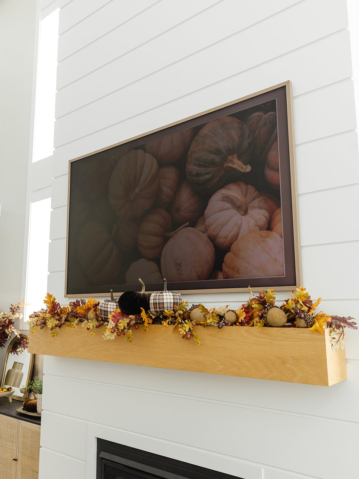 Fall Oak Leaves Garland - 50"