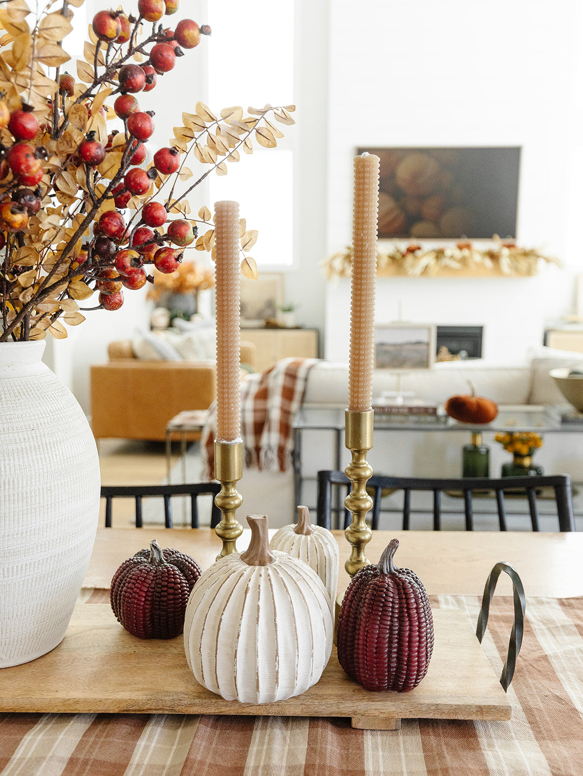 Whitewashed Pumpkin - 3 Sizes