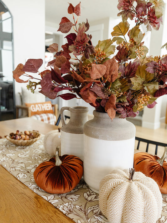 Burgundy and Green Danica Ivy Stem - 27"