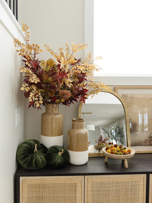 Speckled Fall Vase - Medium