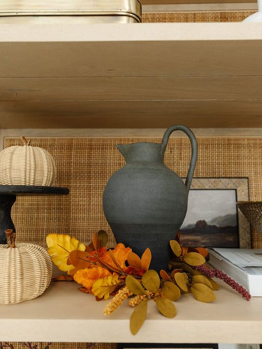 12” Fall Candle Wreath