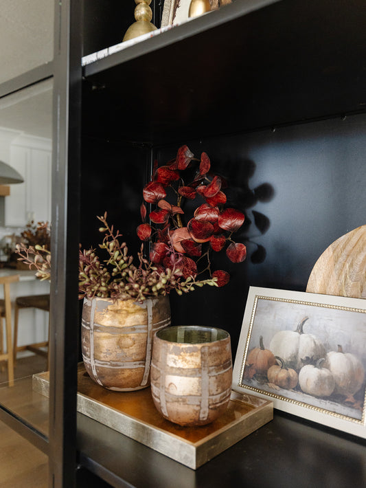 Burgundy Gumdrop Eucalyptus Wreath - 12"