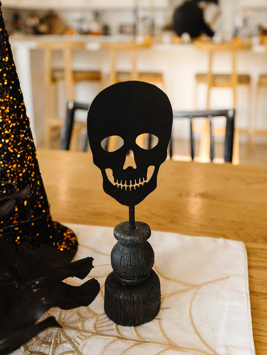 Black Metal Halloween Figure Spindles - 5 Styles