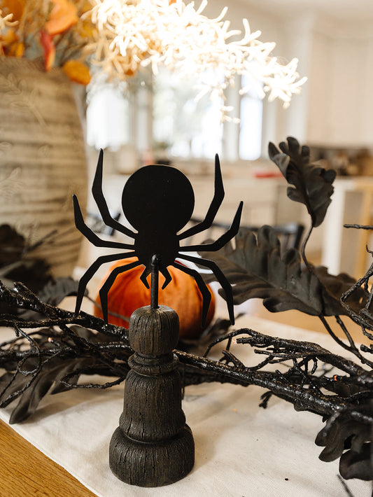 Black Metal Halloween Figure Spindles - 5 Styles