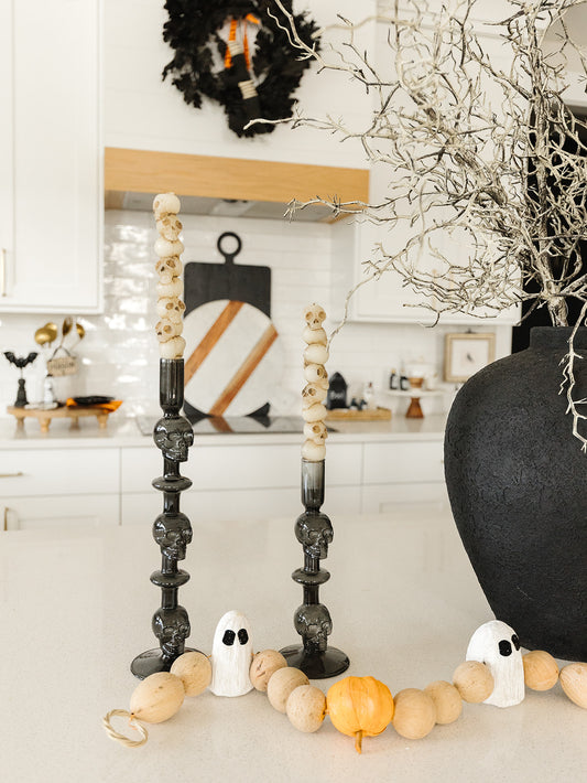 Stacked Halloween Candles - Set of 2 - 2 Styles