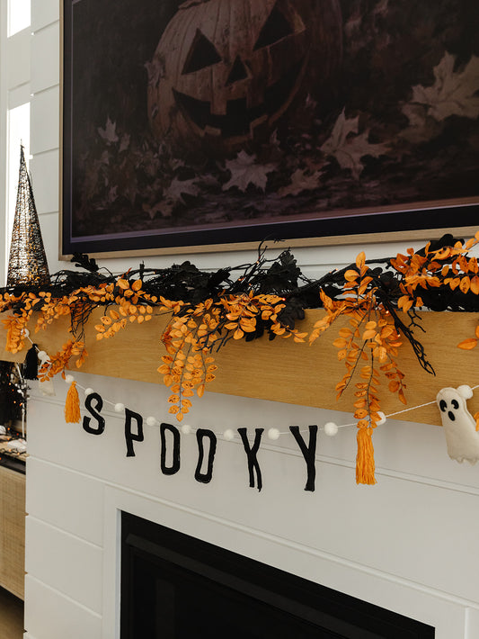 Spooky Ghost and Tassel Garland - 69"