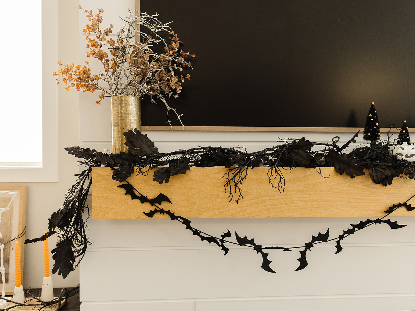 Felt Bat Garland - 71"