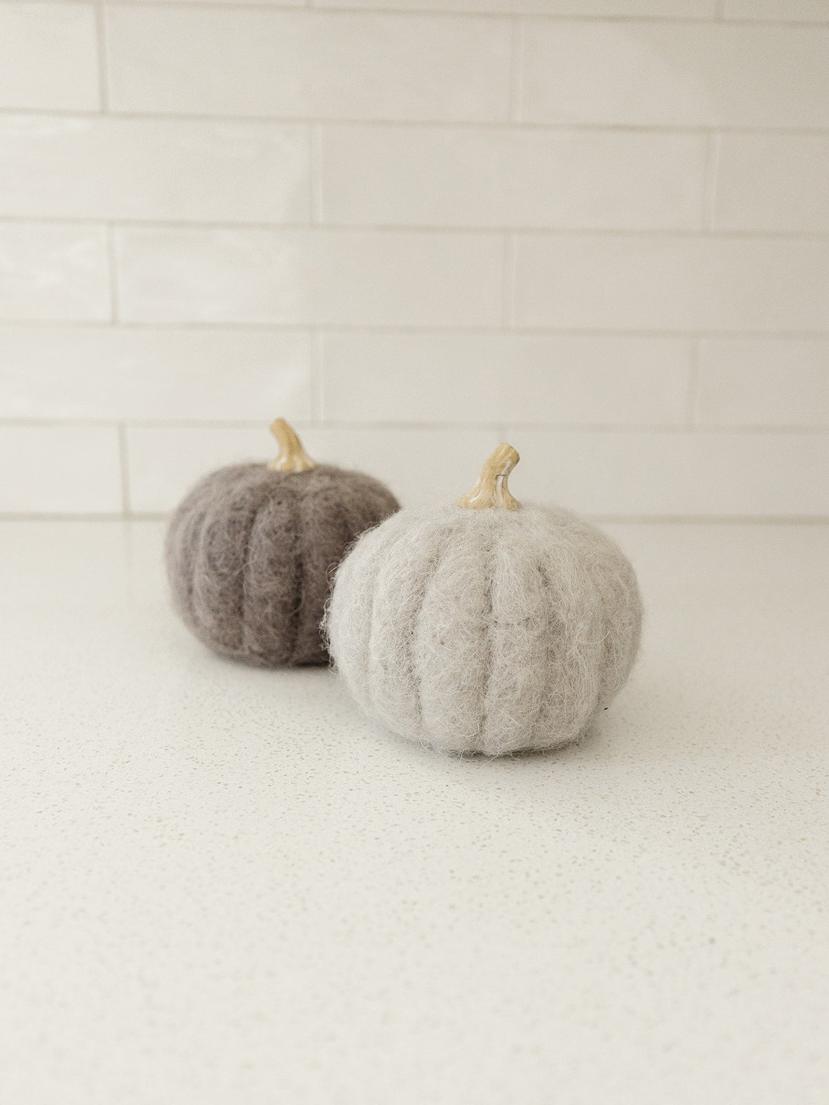 Felt Pumpkin - 2 Colors and 2 Sizes