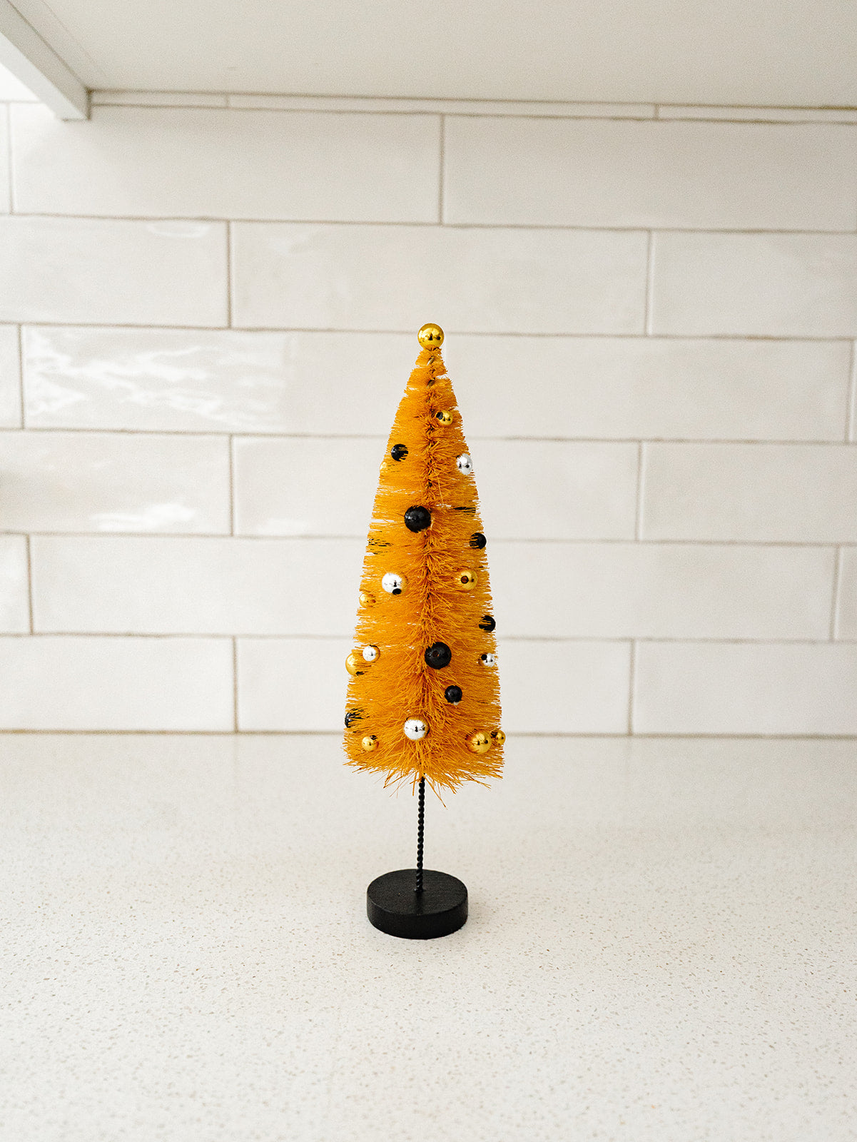 Halloween Bottle Brush Tree - 3 Sizes - 2 Colors