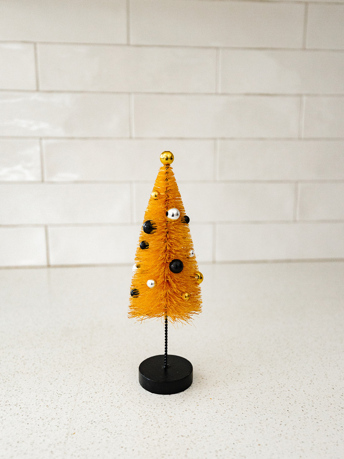 Halloween Bottle Brush Tree - 3 Sizes - 2 Colors