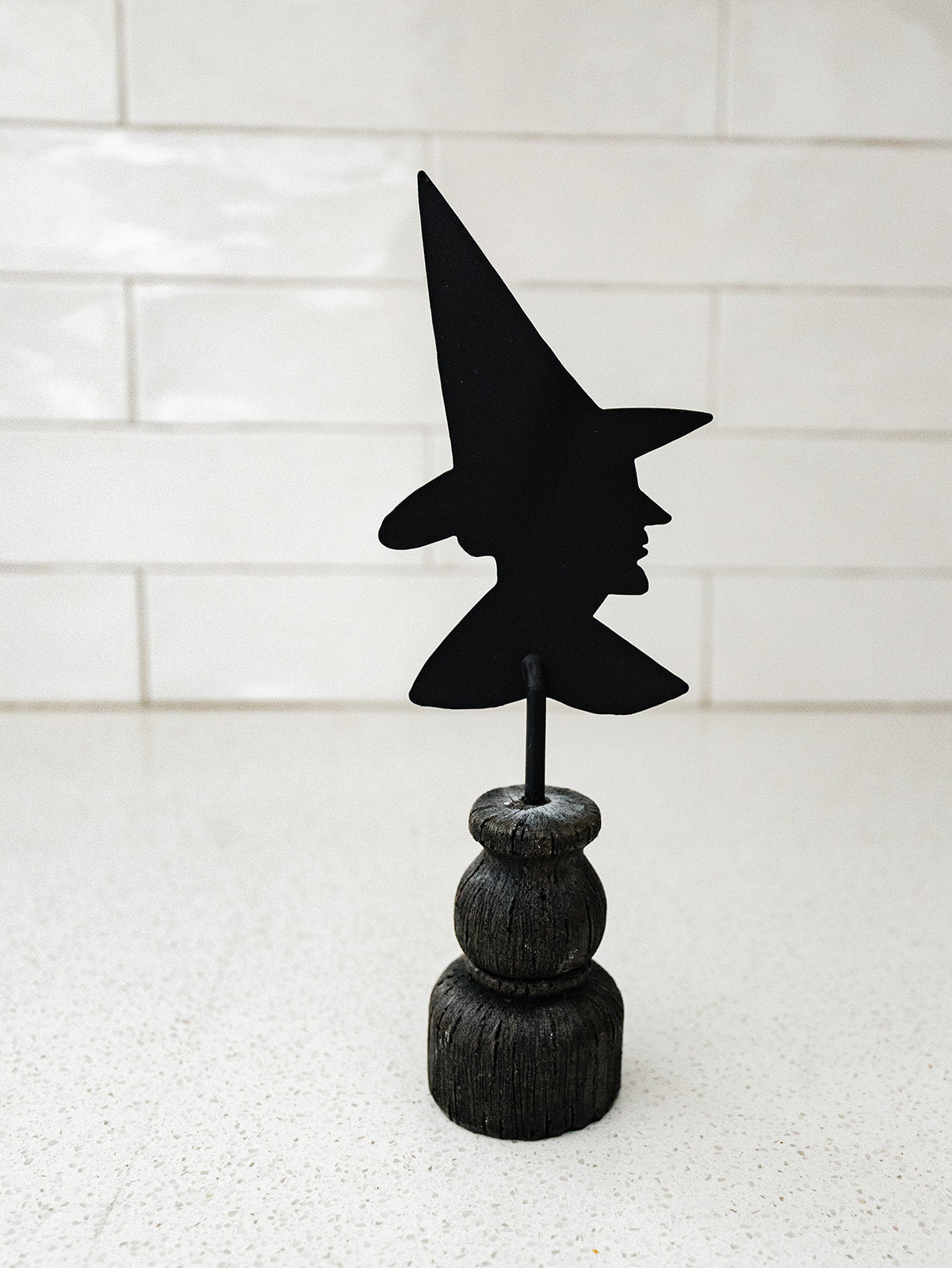 Black Metal Halloween Figure Spindles - 5 Styles