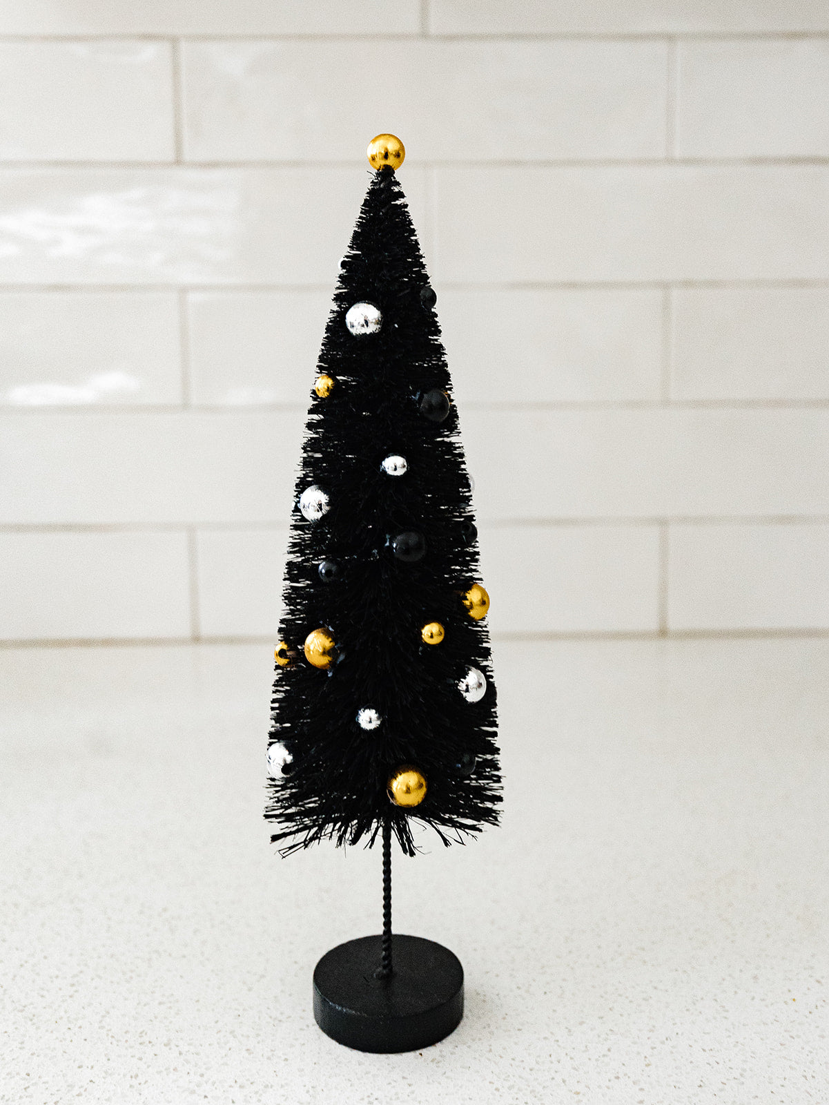 Halloween Bottle Brush Tree - 3 Sizes - 2 Colors