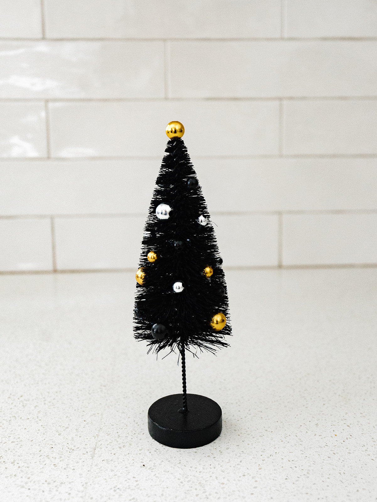 Halloween Bottle Brush Tree - 3 Sizes - 2 Colors