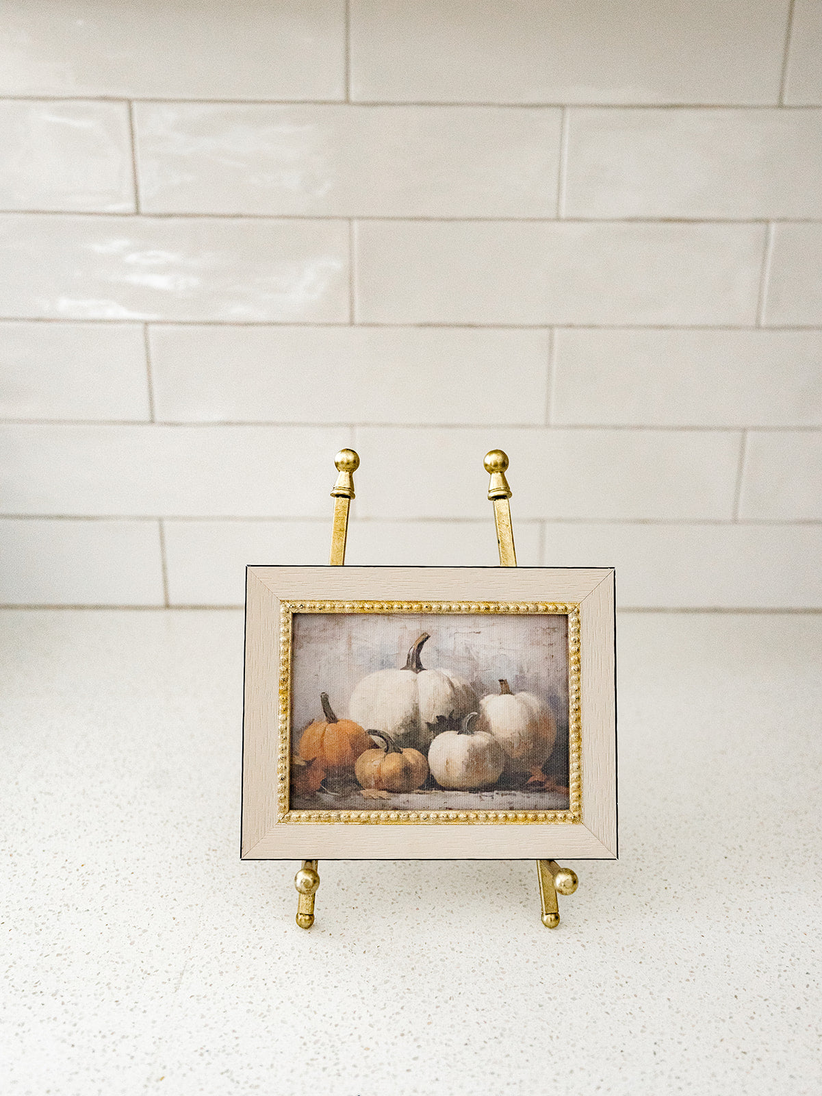Vintage Pumpkins Framed Art - 3 Sizes