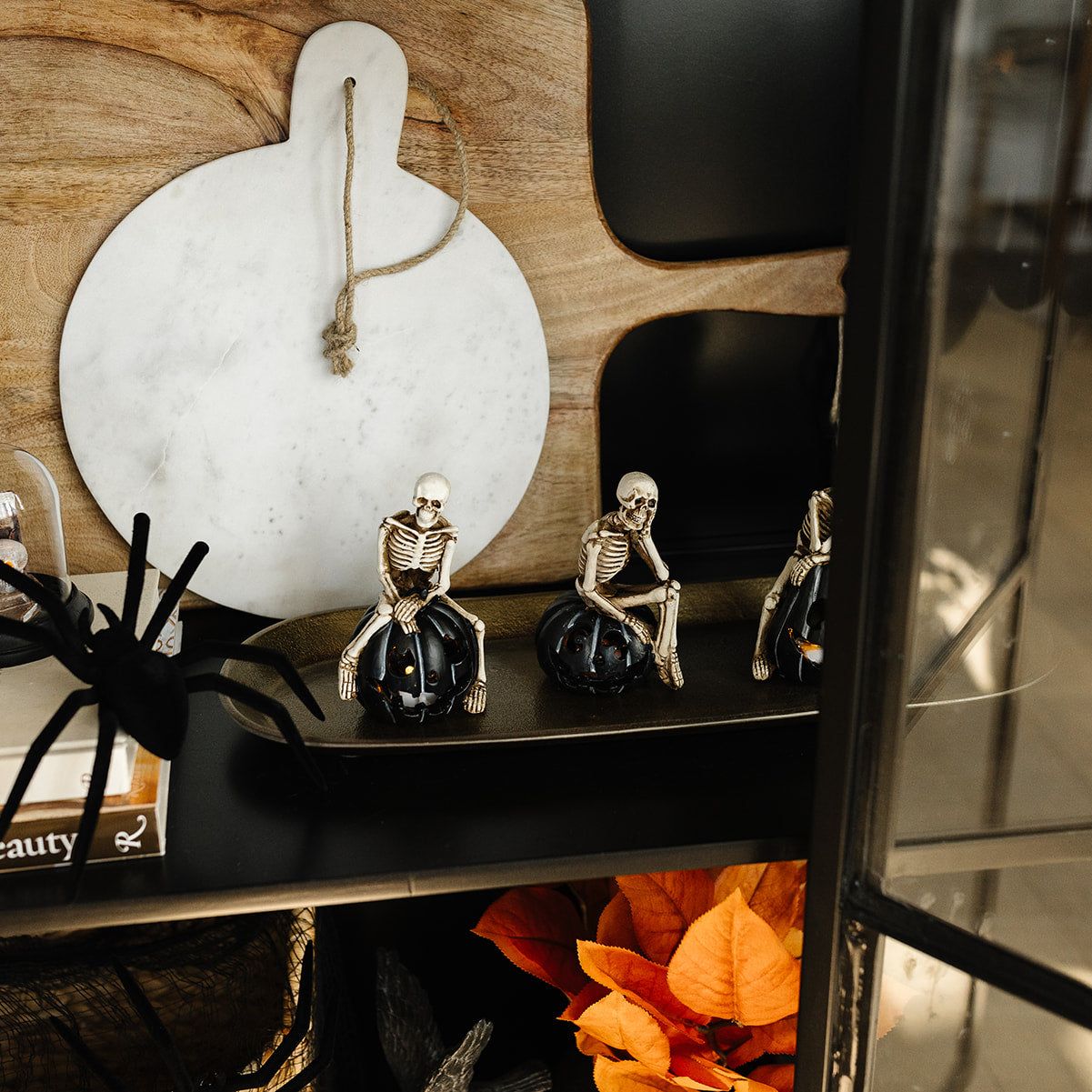 Skeleton on Jack o lantern LED - 3 Styles