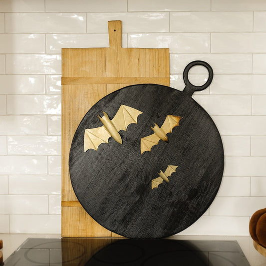 Gold & Black option- Bat Wall Decor - Set of 3