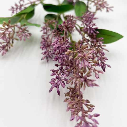 Lilac Lavender Bud Spray Stem - 32"