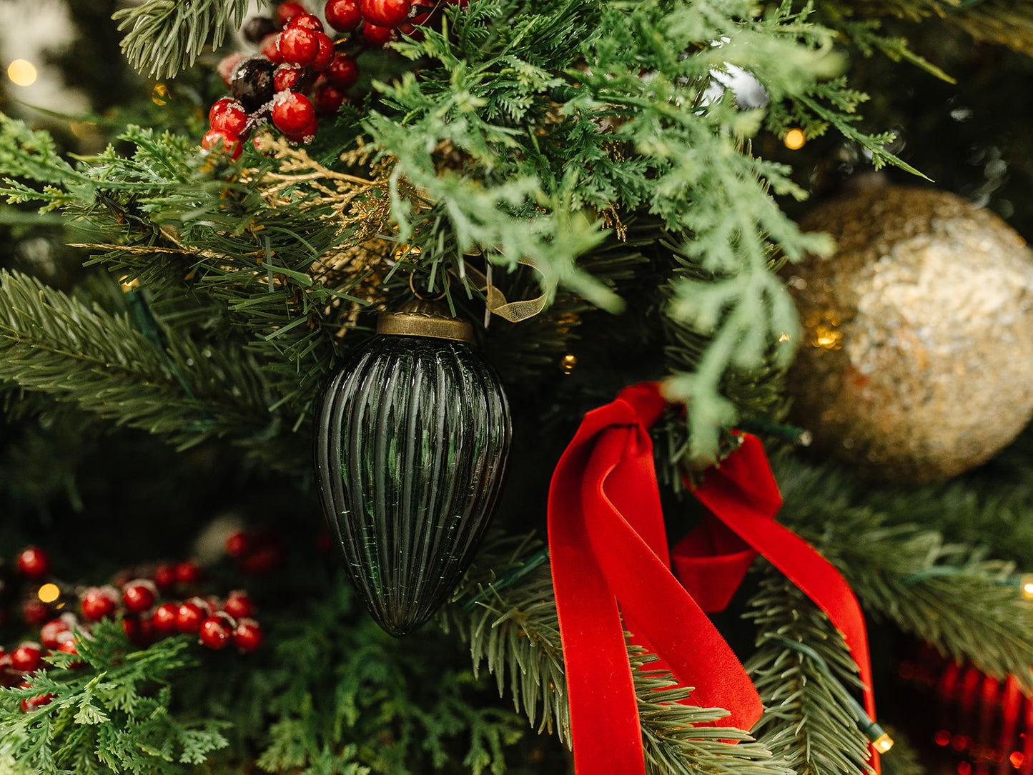 Crackled Green Ornament - 3 styles