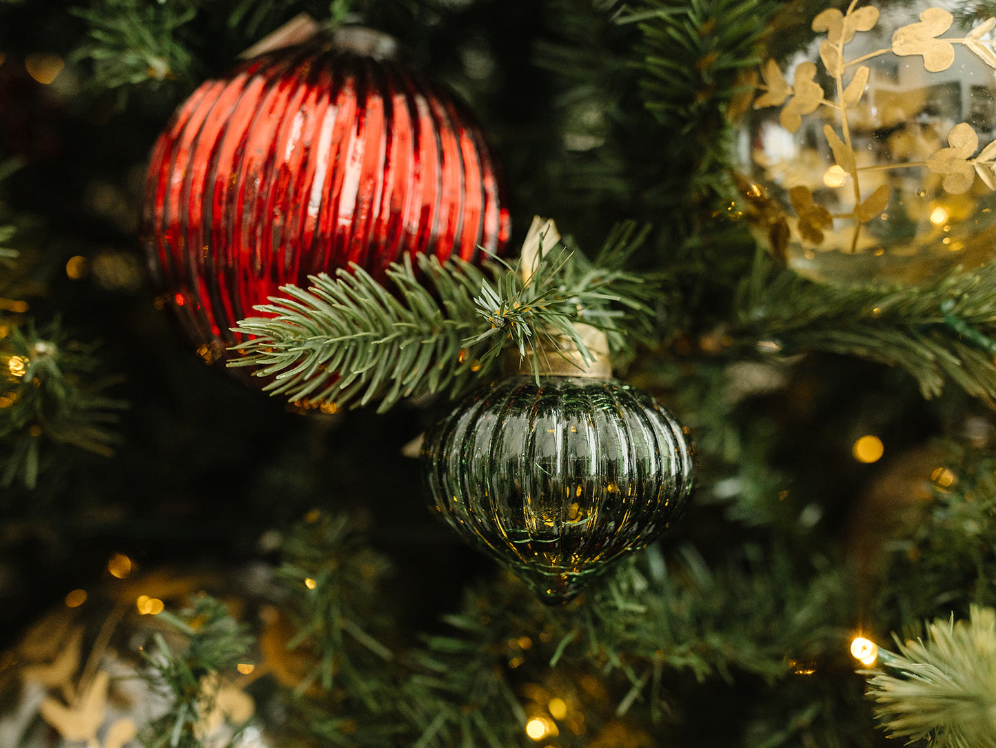 Crackled Green Ornament - 3 styles