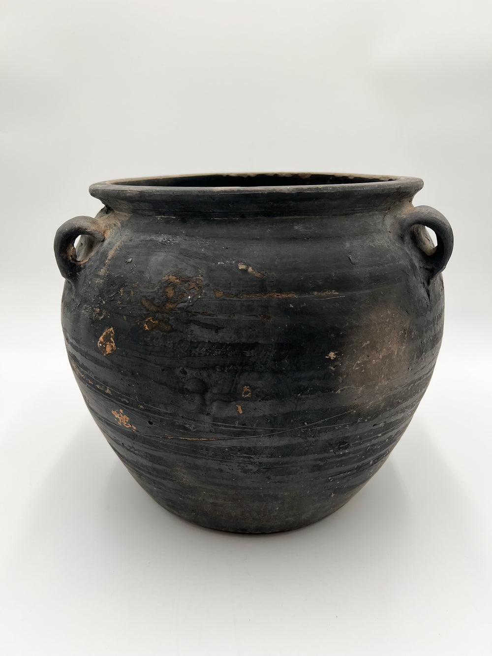 Large Vintage Handled Jar- One of a Kind (SKU: 46)