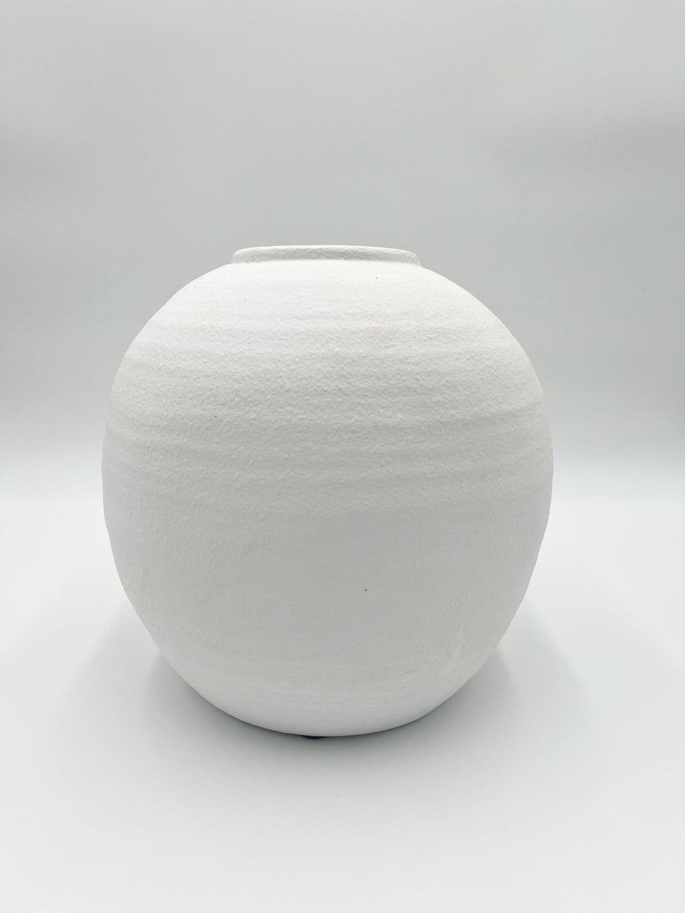 Gia White Cement Vase - Two sizes available