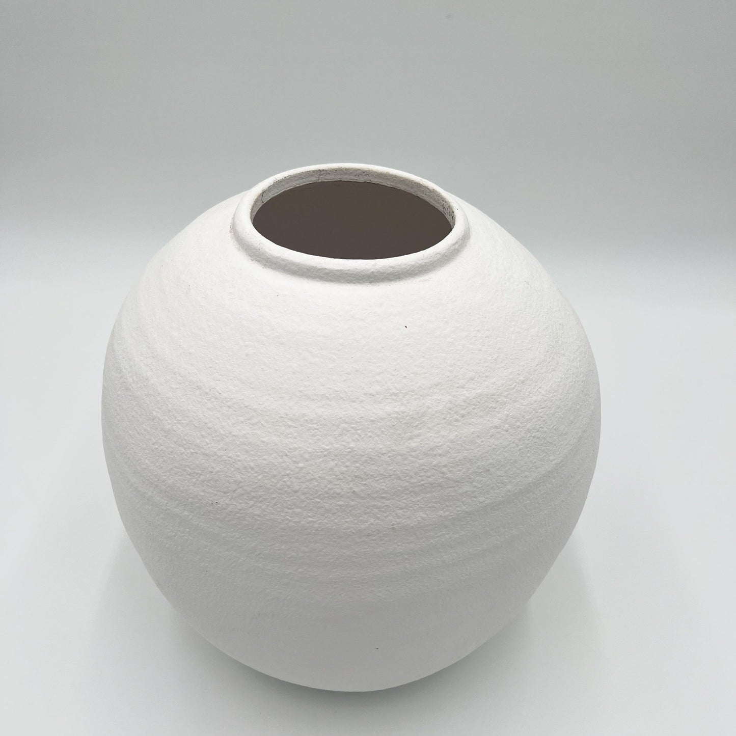 Gia White Cement Vase - 2 sizes