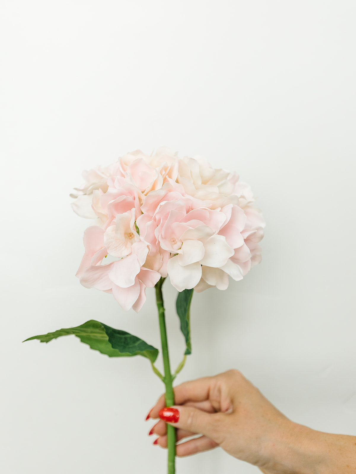 Pink Real Touch Hydrangea Spray - 20"