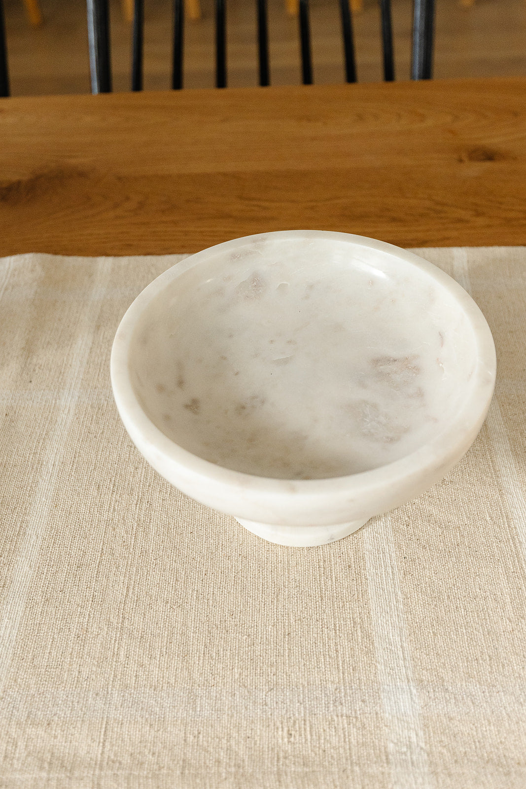 Marble Pedestal Bowl
