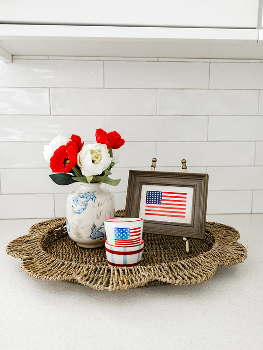 Americana Flag Ramekin Bowl - Set of 2