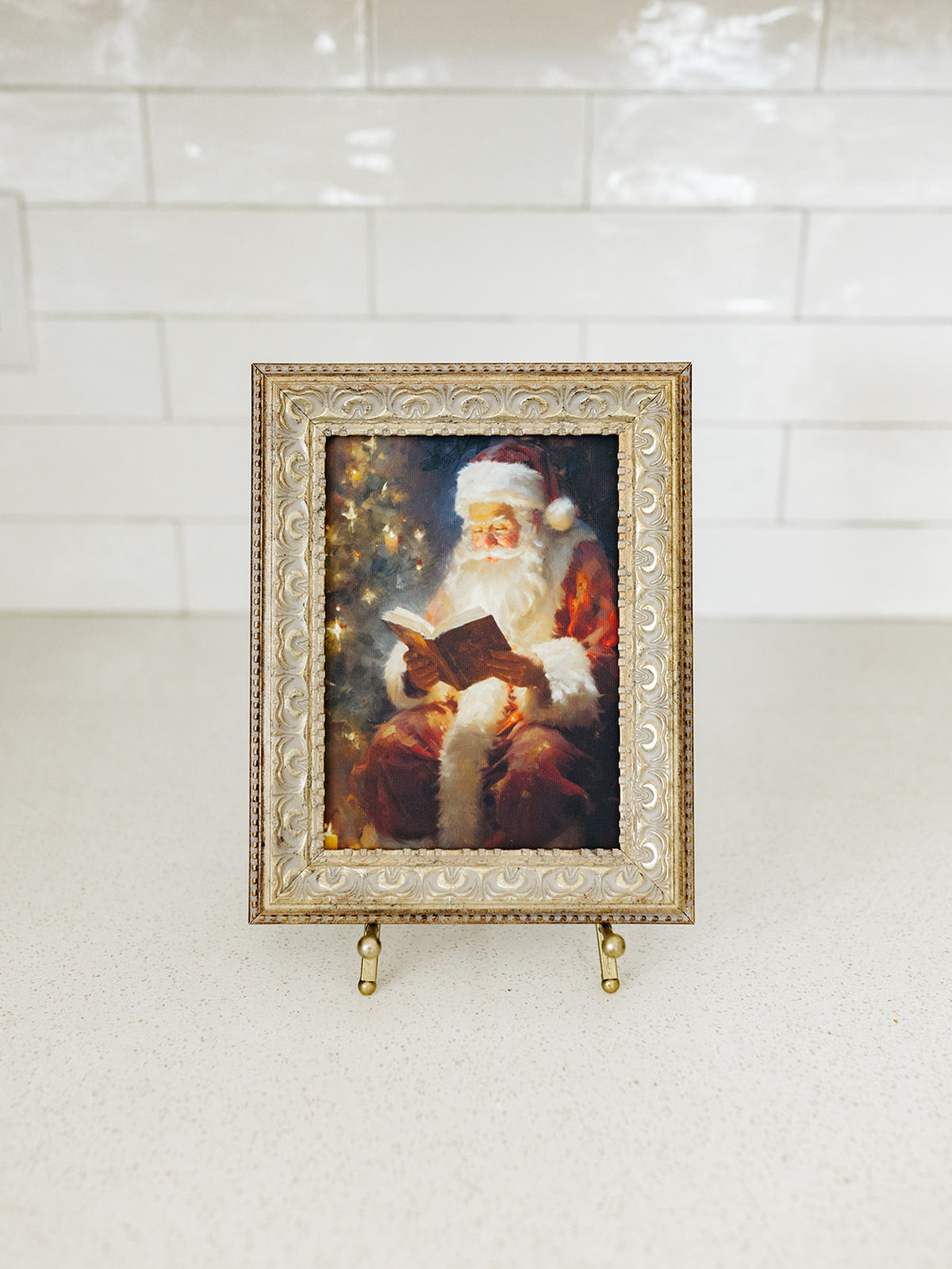 Classic Santa Framed Art - 4 Sizes