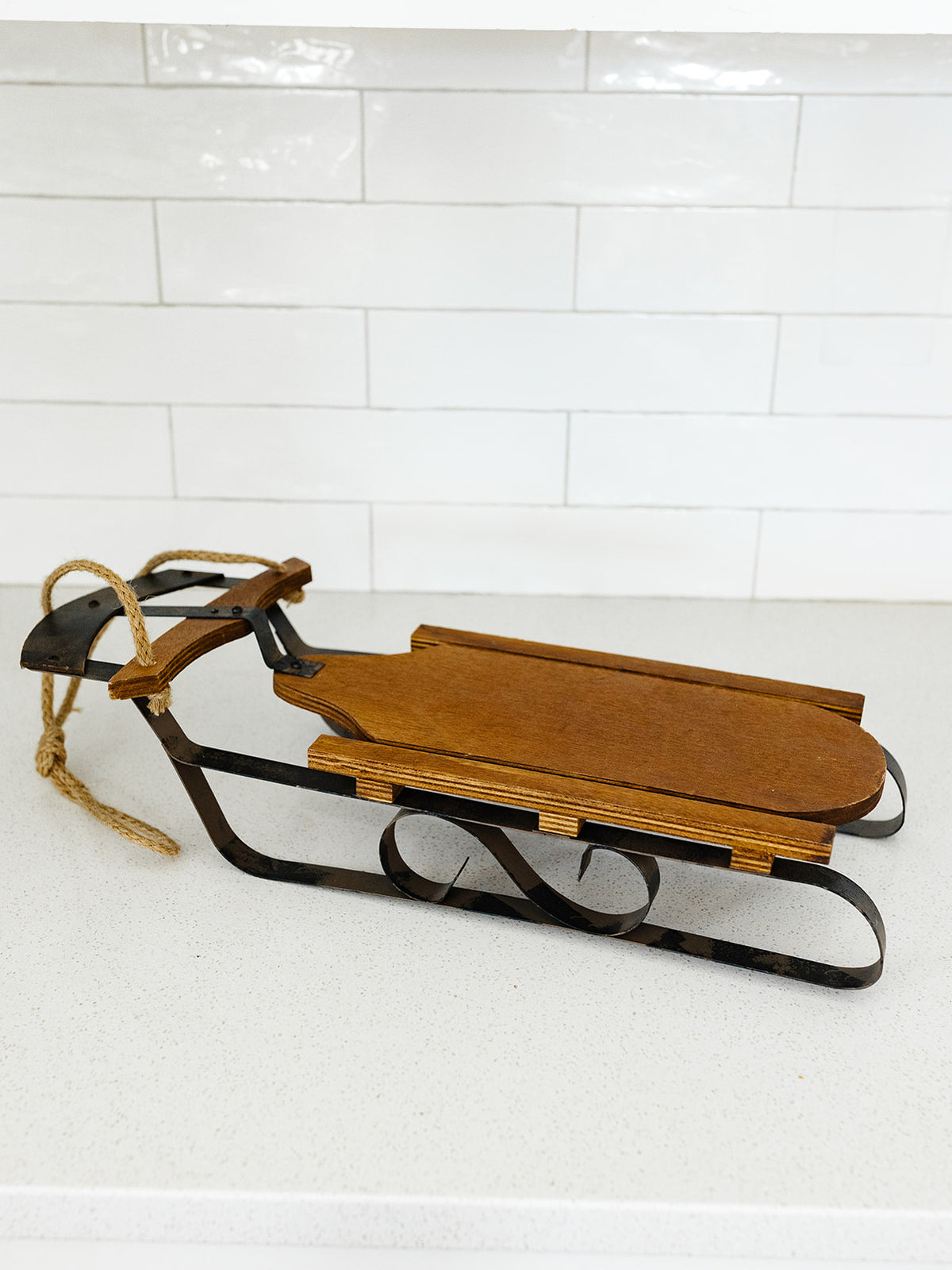 Metal and Wood Sled (local pick up only on this item)
