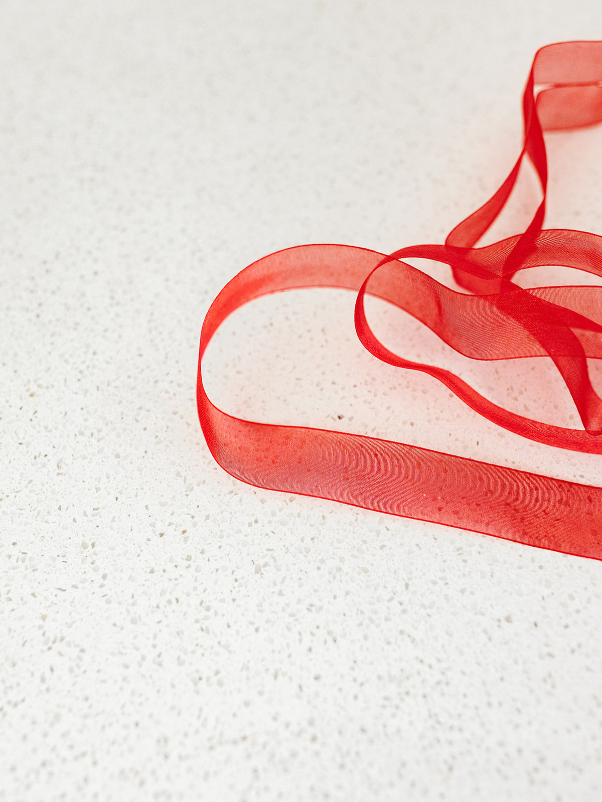 Red Organza Ribbon - 7/8"x25yds.