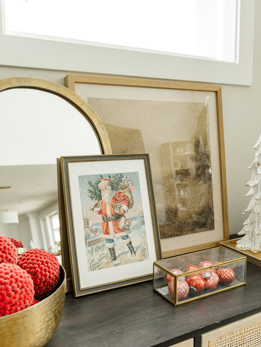 Embossed Mercury Ornaments in Display Box - 2 Colors