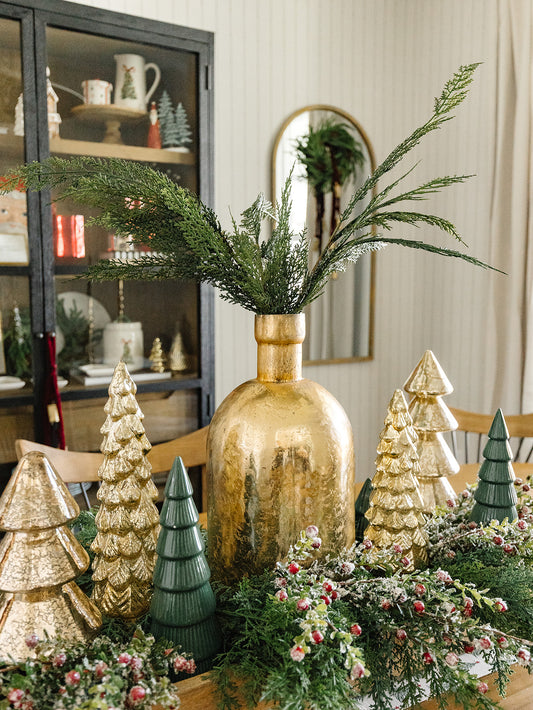 Large Antique Gold Bottle Vase - 3 Styles