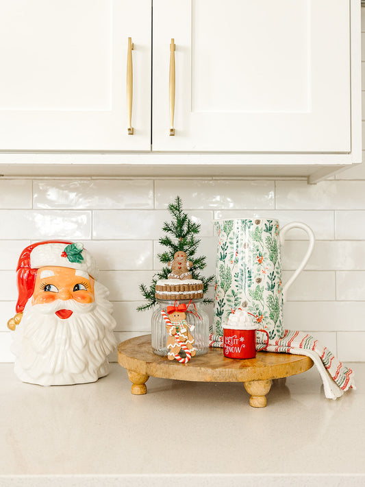 Retro Santa Cookie Jar